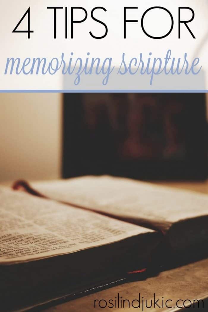 4 Tips For Memorizing Scripture ⋆ A Little R & R