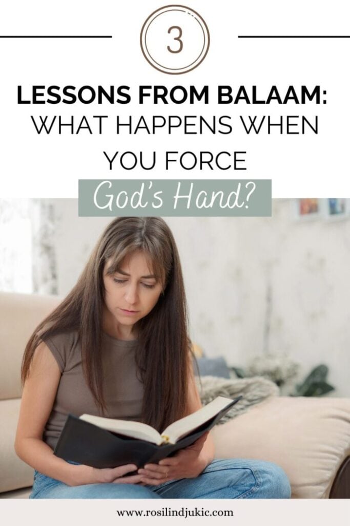 Woman reading the Bible about 3 lessons from Balaam