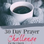 Start lifting up your church today as you pray through God's Word with this 30 Day Prayer Challenge! 30 Prayers from the Word to inspire your prayer life.