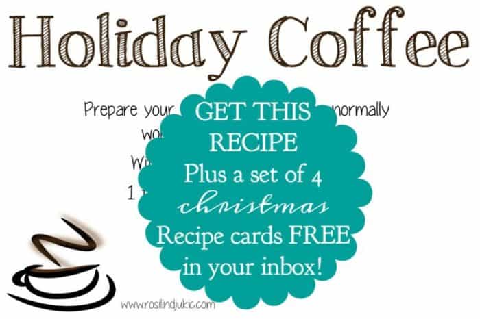 I love these recipe cards! They are fun, perfect for homemade Christmas gifts, and a lovely way to write down my favorite holiday meals!