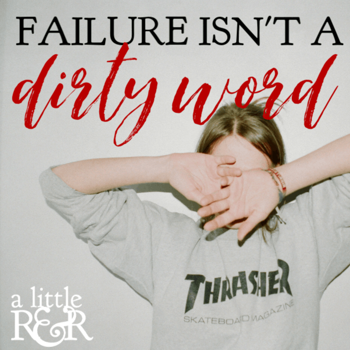 Failure isn't a dirty word. #alittlerandr #failure #thomasedison #alberteistein #benjaminfranklin #winstonchurchill #identityinChrist #Bible
