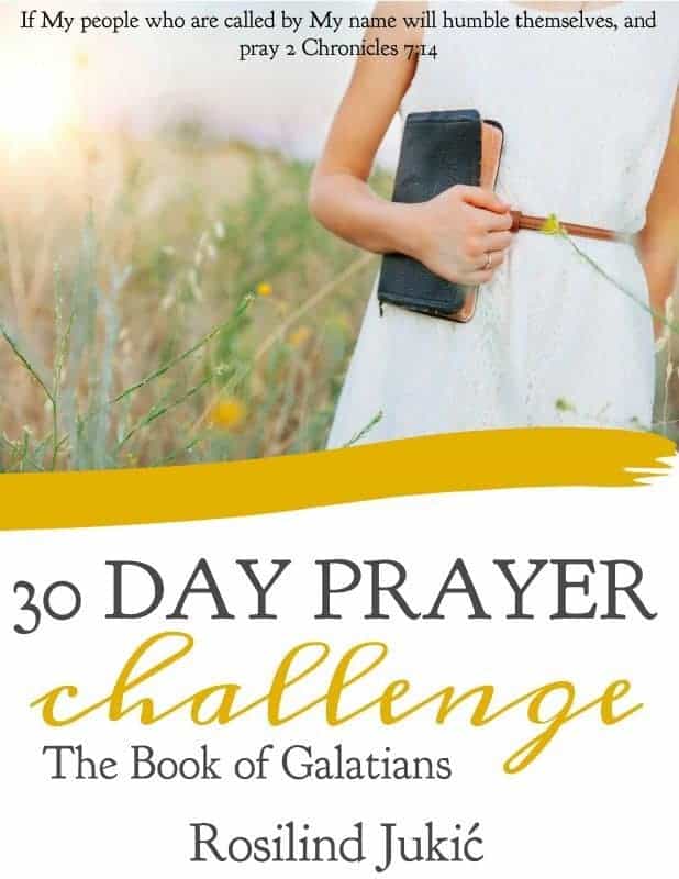 Read through the entire book of Galatians in 30 days with this 30 Day Prayer Challenge for Galatians and learn how to walk in the Spirit and liberty!