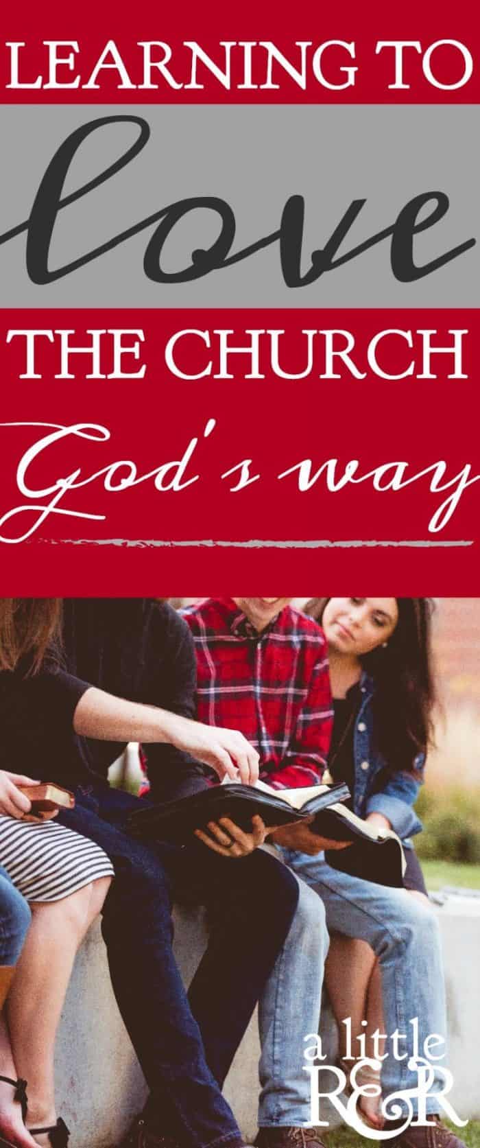 We can allow our negative experiences in the church to disillusion us, or we can learn to love the church God's Way. Here is a resource that will help you to see the church through God's eyes.