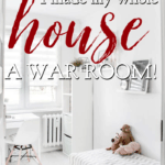 6 Amazing Prayers to Make Your Whole House a War Room. Here are 6 powerful prayers to pray while you clean that will turn your whole house into a war room. Stop viewing housework as a menial task and begin seeing it as beautiful worship as you pray over every room of your house. #alittlerandr #warroom #prayer #homemaking