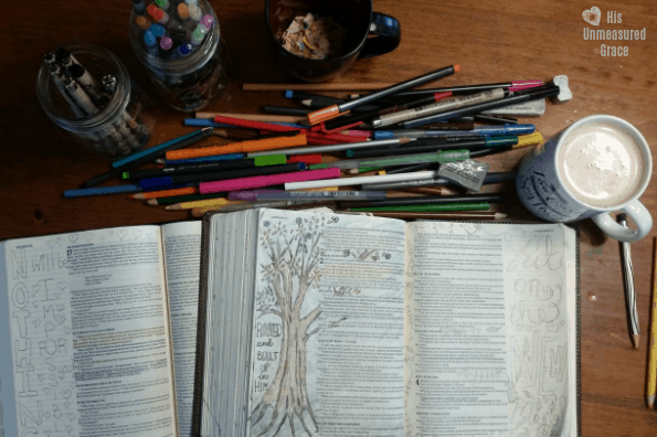 Simple Bible Journaling Techniques When You’re Not Overly Artistic