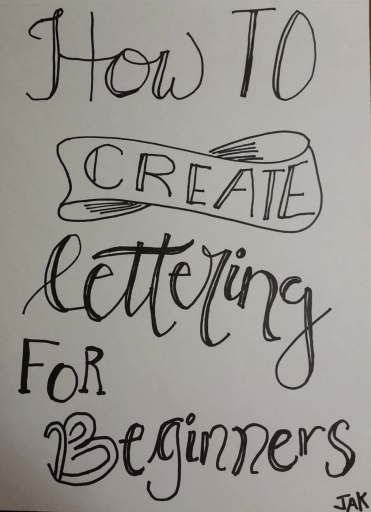 Would you like to begin Bible art journaling with pretty letter writing, but are unsure how to begin, here is a tutorial on simple lettering for beginners. #alittlerandr #bibleartjournaling #artjournaling #warrroom #quiettime #quiettimejournaling