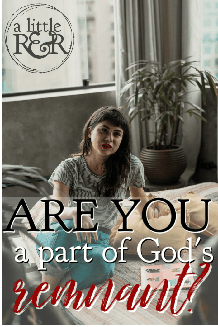 In 1 Kings and Romans, we see reference to God's remnant - a group of believers who have refused to follow societal norms. Are you a part of God's remnant? #alittlerandr #bible #onlineBiblestudy #WomensBibleStudy #1kings