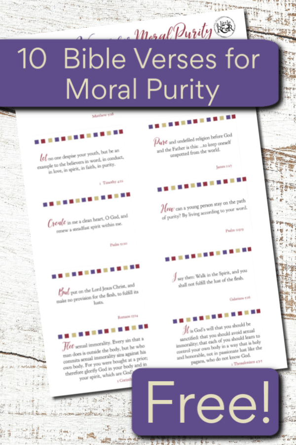 In this hedonistic culture where virginity and moral purity are considered repressive, young people should consider these 10 Bible verses for moral purity. #alittlerandr #bibleverses #bible #sexualpurity #safesex #teens #parents #parentinghacks
