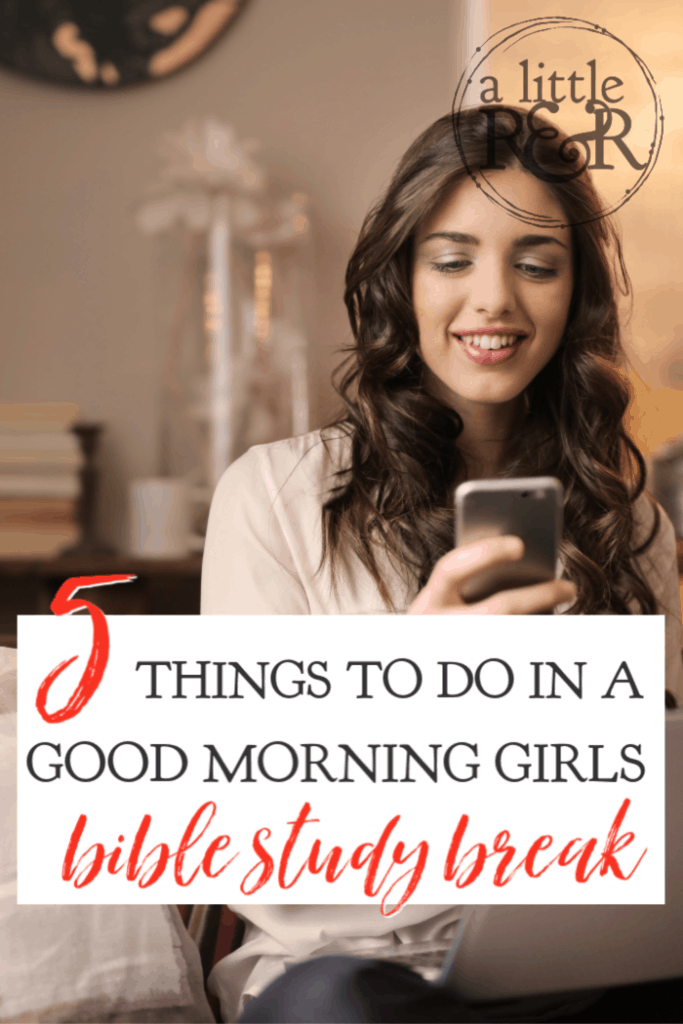 As we head into another Good Morning Girls break from Bible study, here are 5 creative things you can do to keep your groups active. #alittlerandr #GoodMorningGirls #Biblestudy #Leadership