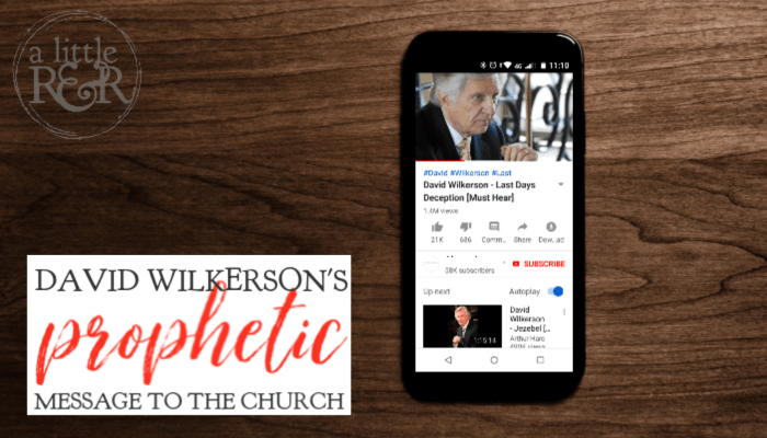 David Wilkerson’s Prophetic Message to the Church