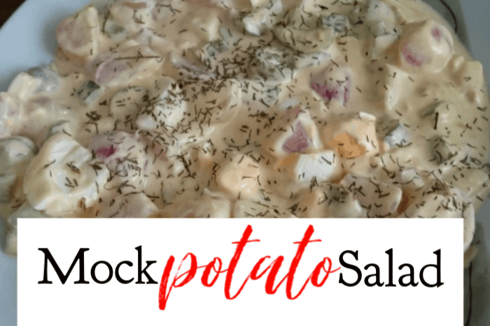 Mock Potato Salad {no cauliflower}
