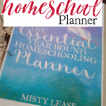 Having a comprehensive but simple homeschool planner is essential for a homeschool mom. After trying several methods, this one continues to be my favorite! #homeschool #planner