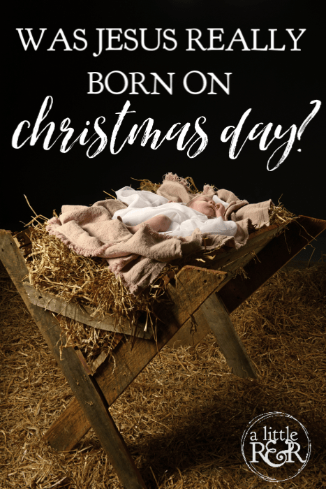 Was Jesus really born on Christmas Day? This debate arises every Christmas season. Scripture and history provide us some clues to the answer. #alittlerandr #Christmas #Jesus #Bible