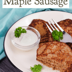 Enjoy your favorite breakfast foods again, like McMuffins and biscuits and gravy, with this keto-friendly breakfast sausage. #alittlerandr #keto #ketogenic #breakfast #easyrecipes