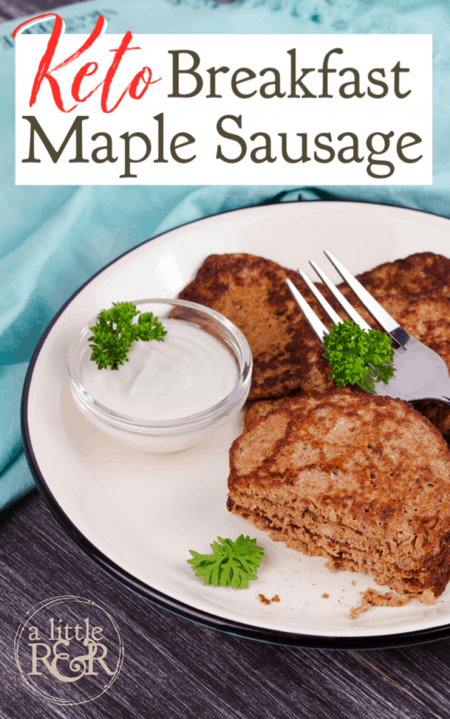 Enjoy your favorite breakfast foods again, like McMuffins and biscuits and gravy, with this keto-friendly breakfast sausage. #alittlerandr #keto #ketogenic #breakfast #easyrecipes