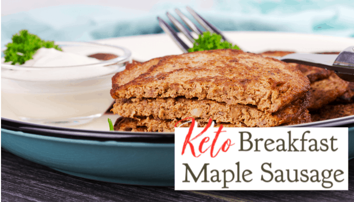 Keto Maple Breakfast Sausage