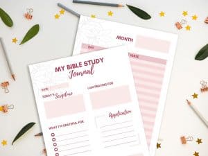 Free Bible Study Journal + Tracker