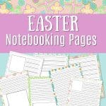 Grab these fun and colorful notebooking pages for Easter and make the Easter season meaningful and a new learning experience. #alittlerandr #easter #notebooking #noteboookingpages