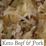 This crack slaw recipe is so easy to make, reheats well for leftovers, and is suprising low in carbs. It is the perfect Keto meal. #alittlerandr #keto #ketogenic #crackslaw #easydinnerrecipes