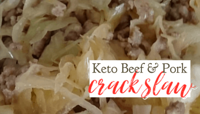 Keto Beef and Pork Crack Slaw
