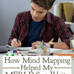 If your child struggles with writing, read about how mind mapping helped my son go from writing short, simple stories to great stories. #alittlerandr #mindmapping #writing #homeschool #merld #specialneedshomeschooling
