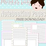 This is the very best Mother's Day unit study, jam-packed with fun ideas for multiple grades, plus a free set of notebooking pages. #alittlerandr #mothersday #unitstudies #notebooking #homeschooling