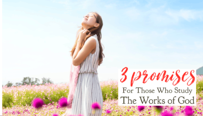 3 Promises for Those Who Study the Works of God