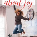 What does the Bible say about joy and why Christians should be the most joyful people on earth? There are 4 things we learn + free download. #alittlerandr #joy #bible #bibleverses #free #download