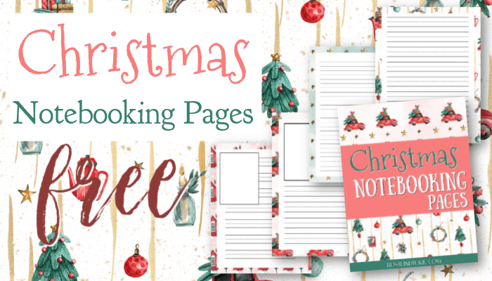 FREE Christmas Notebooking Pages