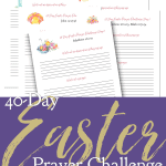 40 Days Easter Prayer Challenge Journal