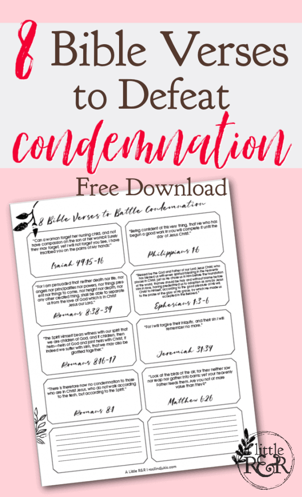 8 Bible Verses to Defeat Condemnation