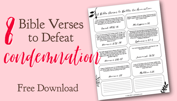 8 Bible Verses to Defeat Condemnation – Free Download