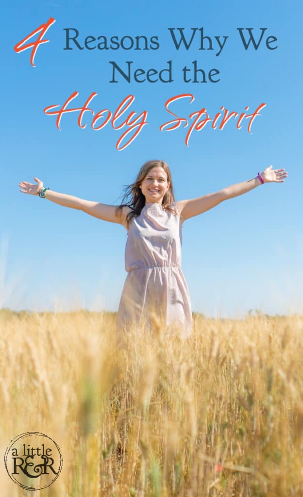 girl standing with hands out in wheat field blue skies