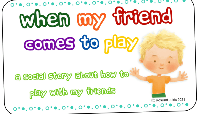 When My Friend Comes to Play Social Story – Free Download