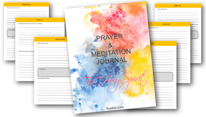 Prayer and Meditation Journal – The Holy Spirit and Speaking in Tongues