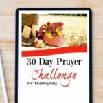 30 Day Prayer Challenge for Thanksgiving