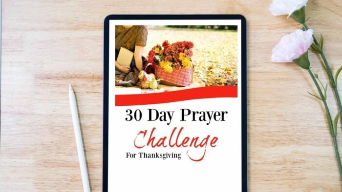 30 Day Prayer Challenge for Thanksgiving