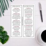10 Bible Verses for Thanksgiving – Bookmark – Free Printable!