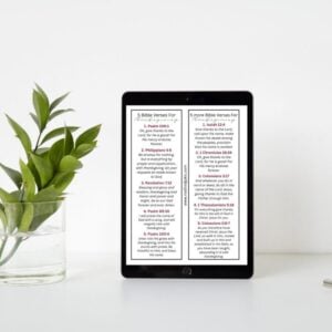 10 Bible Verses for Thanksgiving - Bookmark