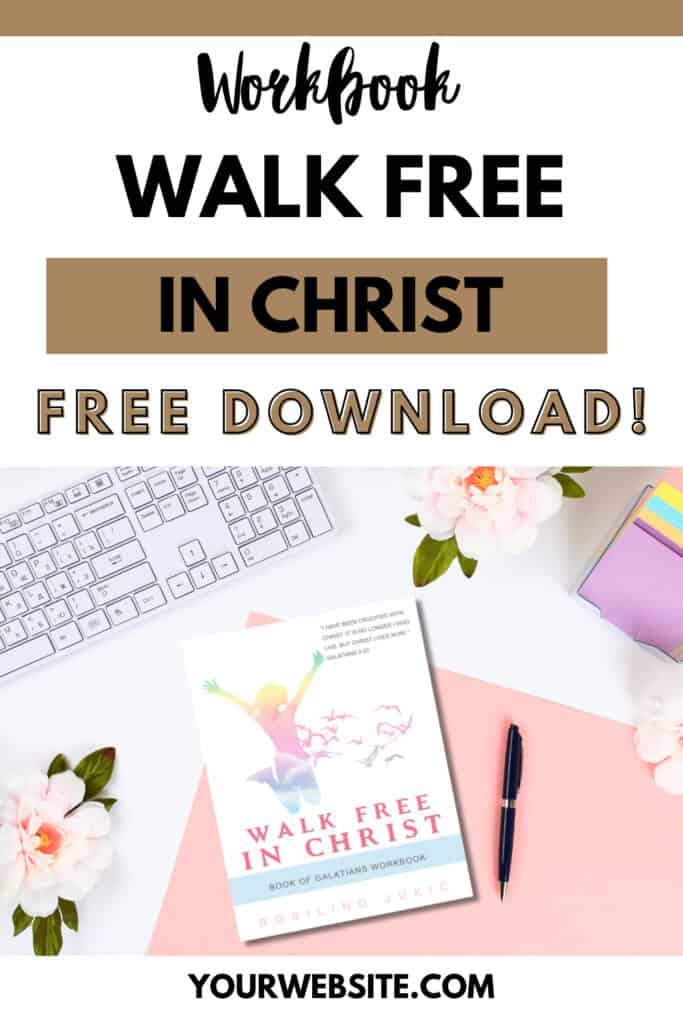Layout of the Walk Free in Christ Workbook