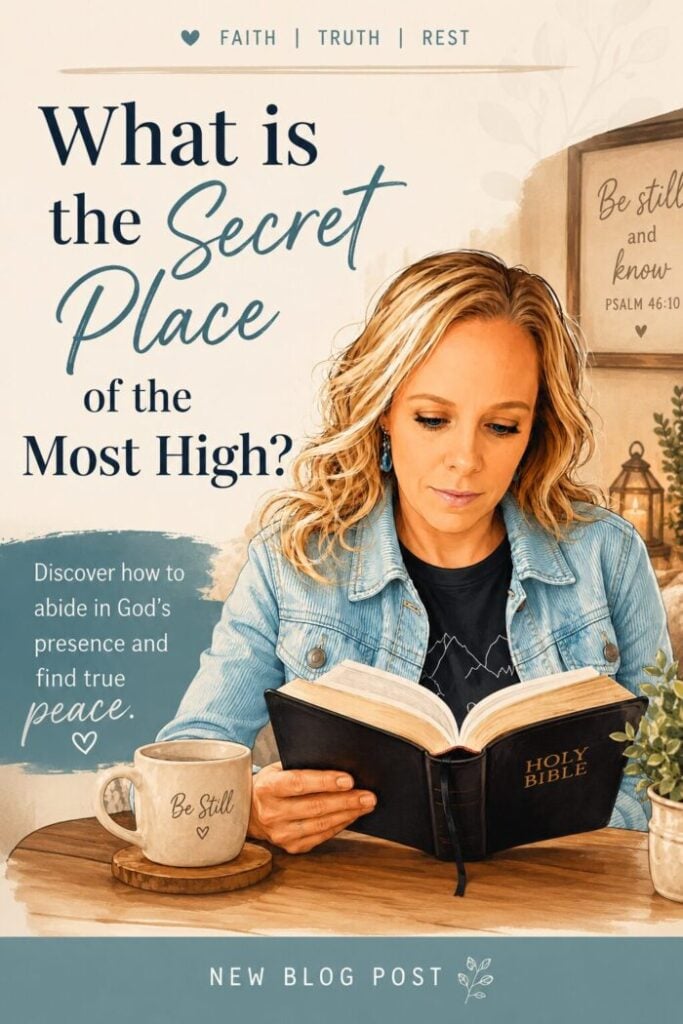 woman reading the Bible in her secret place of the Most High
