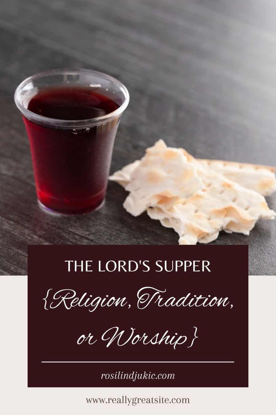 communion juice and matzah - representing The Lord's Supper