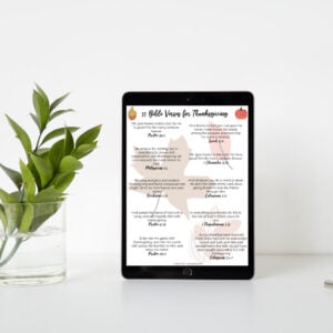 10 Bible Verses for Thanksgiving