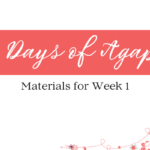 14 Days of Agape – Week One – Resources
