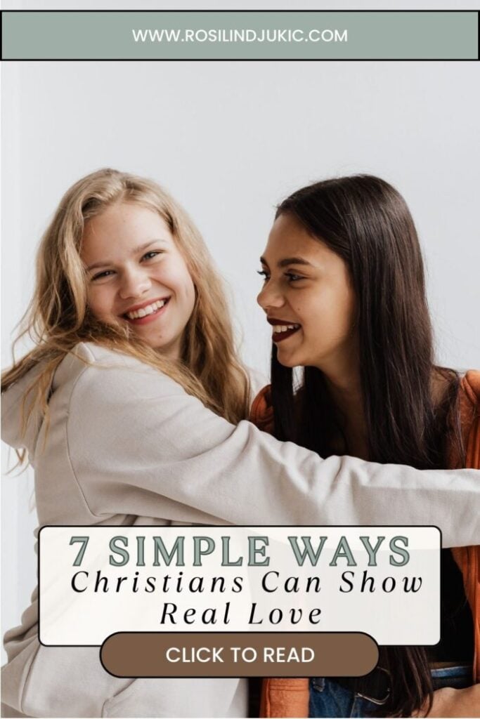 Two ladies who are friends learning how Christians can show real love