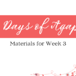 14 Days of Agape – Week Three – Resources