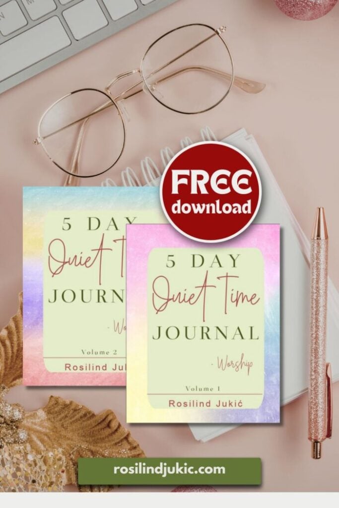 Layout of the Quiet Time Journal for Worship