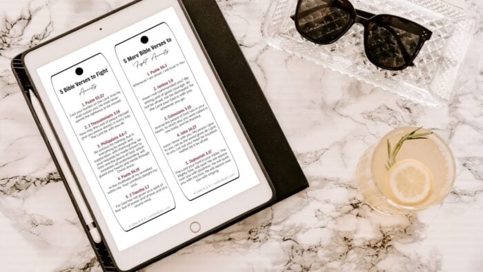 10 Bible Verses to Fight Anxiety – FREE Bookmark