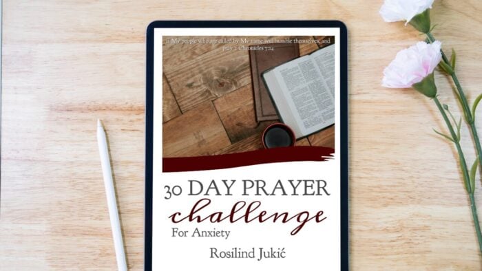 30 Day Prayer Challenge for Anxiety – FREE WORKBOOK