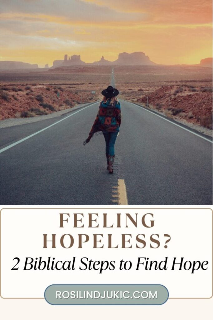 woman walking down a long straight road feeling hopeless
